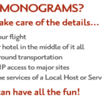 MonogramsTravel arranges your whole trip